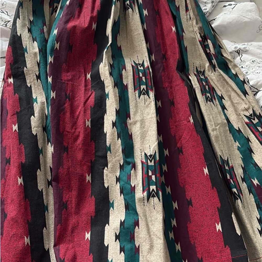 Multicolor Patterned Women's Skirt